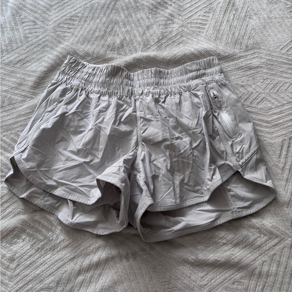 White lulu shorts